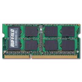 Buffalo PC3-12800 204Pin DDR3 SDRAM S.O.DIMM 4GB D3N1600-4G