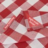 BALCONY & FALCON Rectangle Checkered Tablecloth Water-Resistant Cotton Blend Spill-Proof