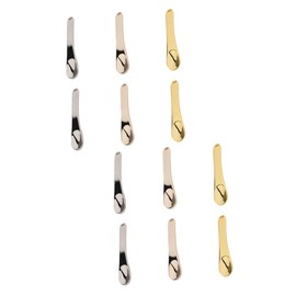 FRCOLOR 12pcs Zinc Alloy Makeup Spoons Facial Mask Eye Cream Scoops for Smooth Application for Skincare Routine Stylish Colors