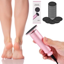 Electric Callus Remover, Callus Remover for Feet, Electric Foot File Remover Professional Foot File Pedicure Tools for Men Women Dead Cracked Hard Skin Calluses (Rose Gold)