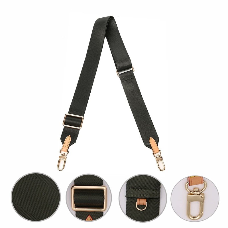 Senral Multi Pochette Accessories Replacement Strap Adjustable Crossbody Wide Canvas