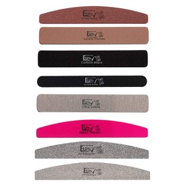 8x Nail File Grit Salon Quality emery board files Artificial nails Sample set
