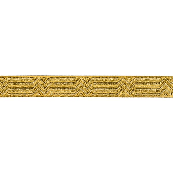 Ruther & Einenkel Decorative Ribbon Zig-Zag 20 mm Gold /