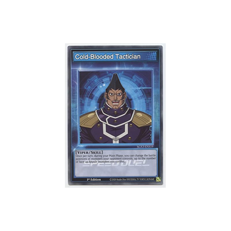 Cold-Blooded Tactician - SGX3-ENS19 - Common - 1st Edition