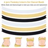 Boyiee 6 Pack Tummy Liners for Sweat Rash Plus Size