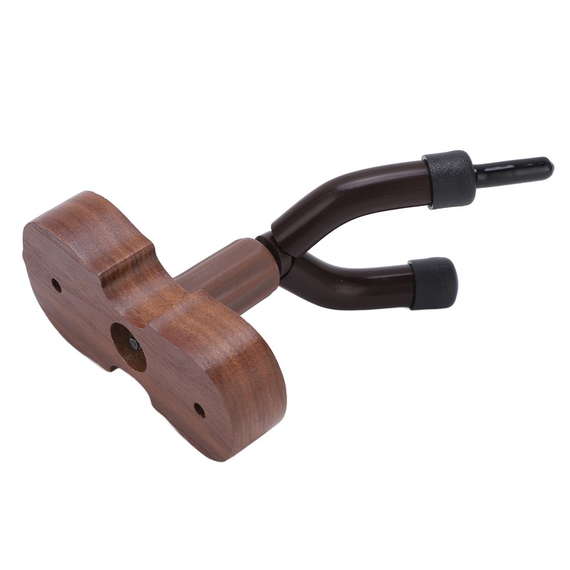 Violin Shaped Wall Mount Black Walnut Wood Colour Violins Hook