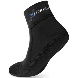 XUKER Neoprene Socks, 2mm Sand Proof Beach Volleyball Soccer Socks for Men Women