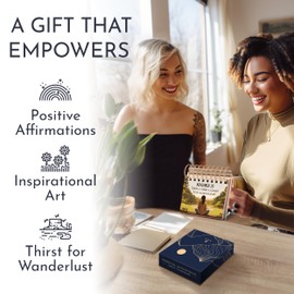 RYVE Daily Affirmation Calendar – Motivational Desk Calendar with Daily Affirmations for Women, Positive, Motivational and Inspirational Gifts, Office Gifts for Women, Office Desk Accessories