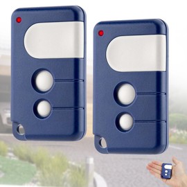 Pack of 2 Garage Opener Handheld Transmitter, Garage Door Replacement Radio Remote Control Compatible with Chamberlain LiftMaster 84335EML, 84333E, 94333E, 433.92 MHz Garage Door Opener Duplicator for