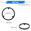 X AUTOHAUX 2 Set Speaker Spacer Ring Tweeter Speaker Spacer