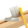 Pack of 25 Stainless Steel Blank Tags Rectangle Punch Blanks