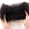 14inch Afro Kinkys Human Hair Bulk 50g/Pack Natural Black 100%