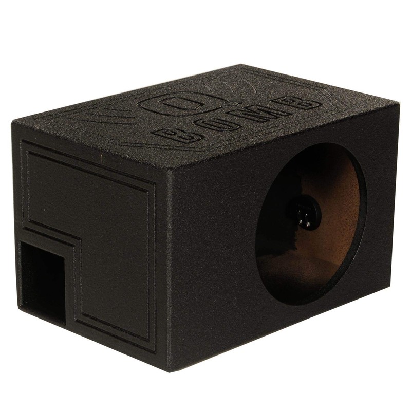 QPower QBOMB, Single 10" Tough Vented Shallow Ported Car Audio