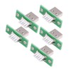 NFHK 5pcs/set DIY OEM USB Type A Male Plug Connector