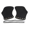 XMMT Leather Heat Shield Deflector Universal Motorcycle Side Saddle Heatshield