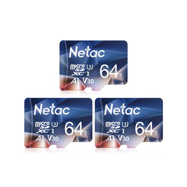 Netac 64GB 3 Pack Micro SD Card Ultra Micro SDXC