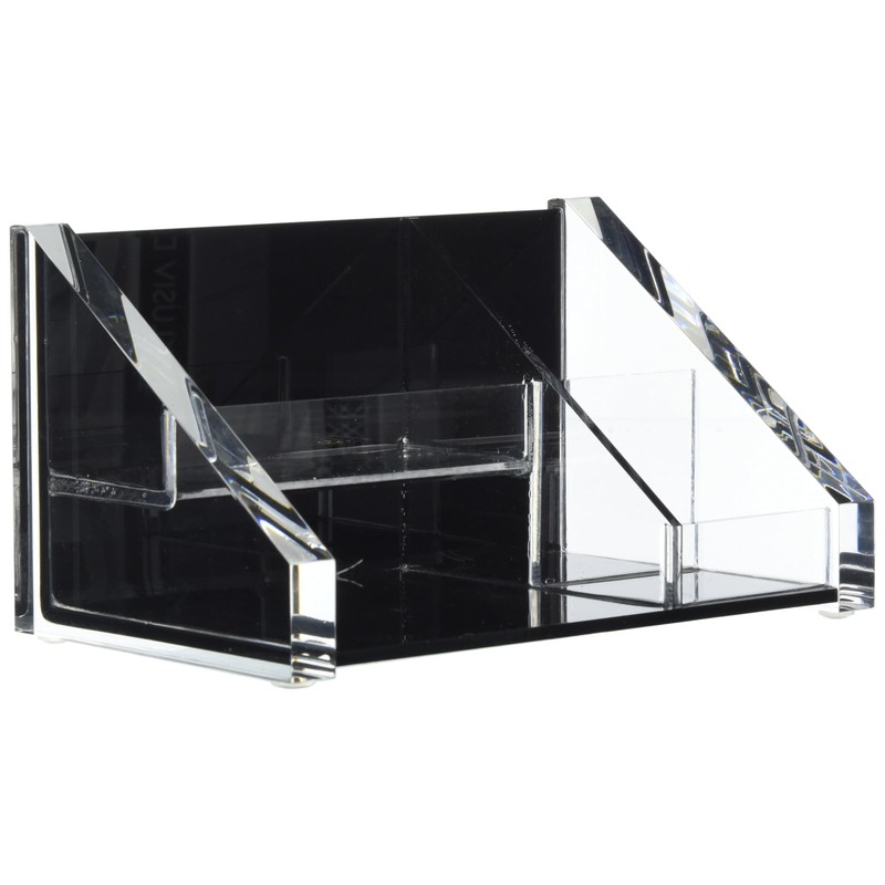 Wedo Butler 605101 Exclusive Acrylic 3 Compartments Memo Box with