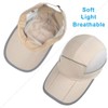 GADIEMKENSD Men Outdoor Hat Reflective Folding Running Sport Hats Summer
