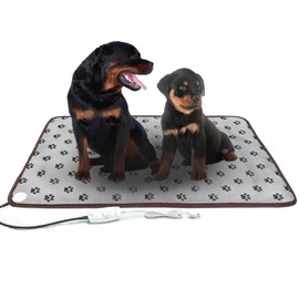 Extra Large Pet Heating Mat for Dogs and Cats - Waterproof, Indoor/Outdoor Dog Heating Pad - Easy Clean