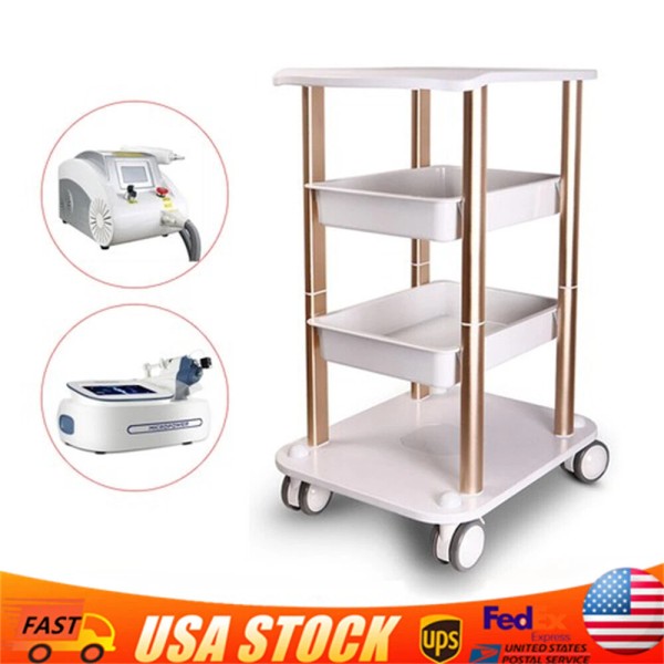 Unbranded Rolling Trolley Cart Beauty Machine Salon SPA Organizer Stand