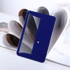 1 Pc Blue Portable Credit Card Magnifying Glass, Book Small