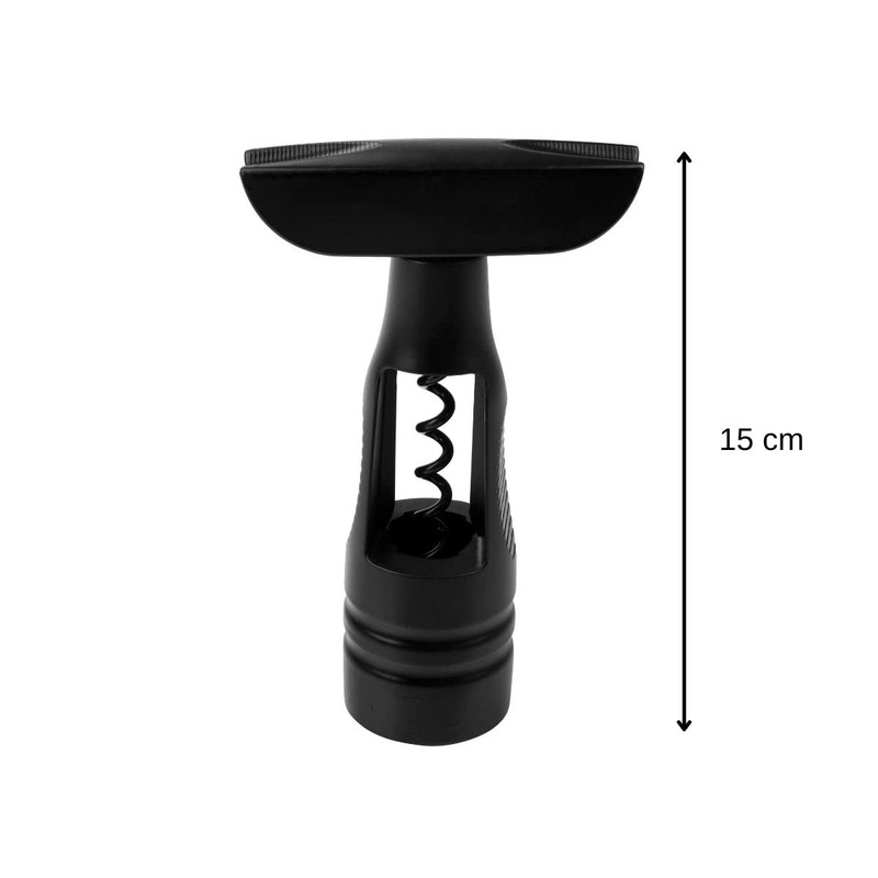 Fackelmann 15cm Specter Corkscrew - Suitable for Cork and Plastic