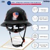 PerldVerge Full Brim Hard Hats Construction OSHA Approved with Clear