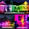 Auraglow 50W RGB IR Remote Controlled Colour Changing Outdoor Floodlight