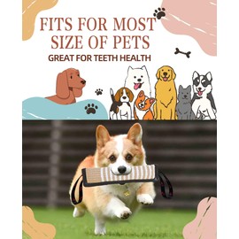 Clysoru Dog Tug Toy Dog Tough Jute Bite Pillow Lasting Training Equipment Puppy to Large Dogs Interactive Toy for Large and Small