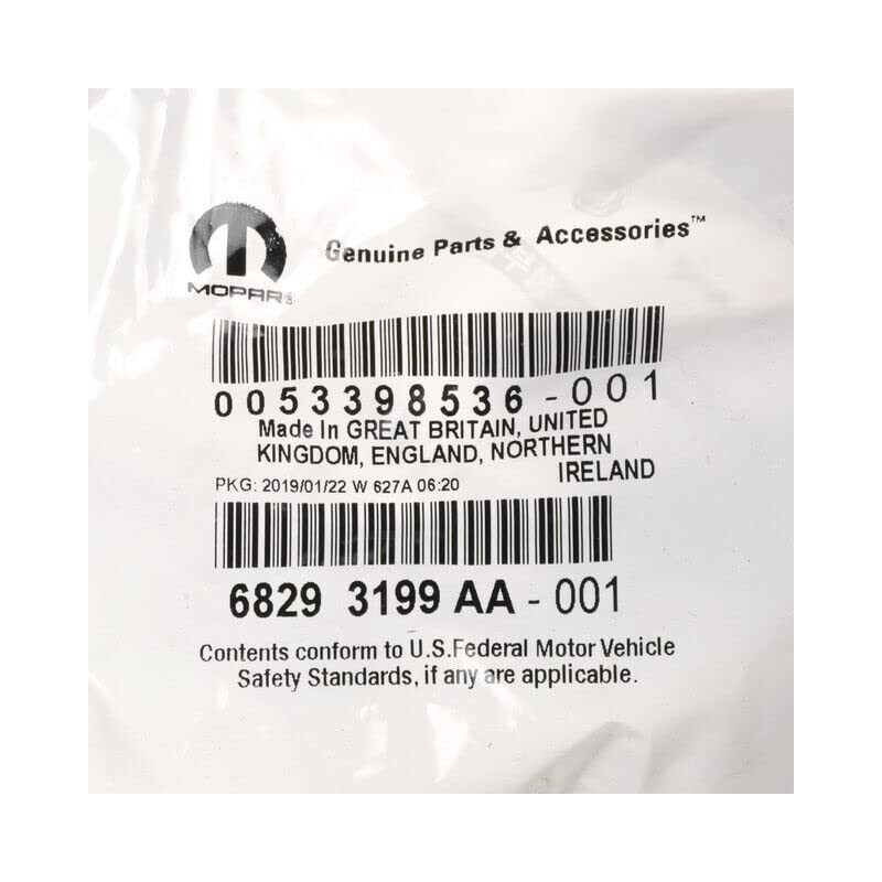 Mopar 68293199AA SENSOR TIRE PRESSURE