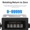 5 Digit Pull Counter D67-F 5 Digit Mechanical Resettable Manual