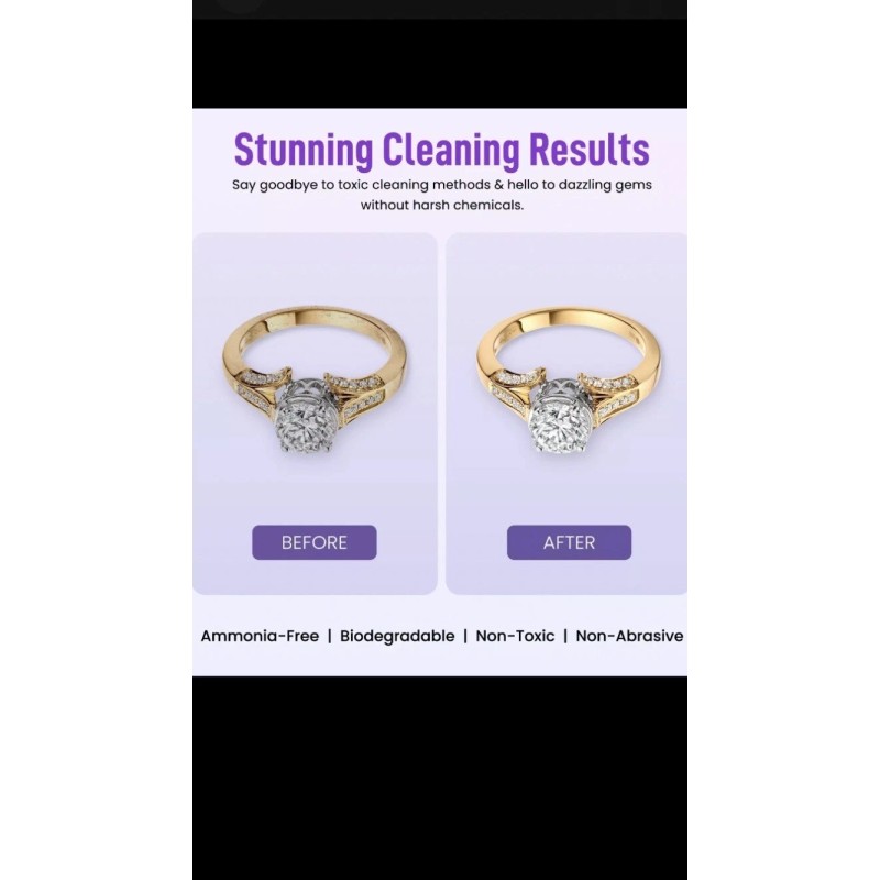 Magic Bling Jewelry & Glass Care With Antibacterial Properties +