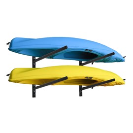 LINGVUM Kayak Storage Rack Kayak Wall Mount, Adjustable Heavy Duty Kayak Rack for Kayak Canoe Paddle Board, Indoor and Outdoor Display