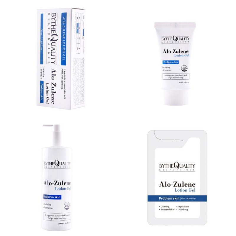 By the Quality Alozulene Lotion Gel 50ml Bader Quality /