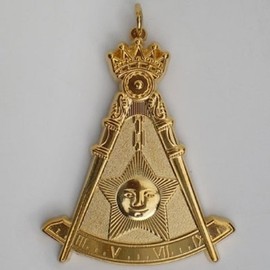 Equinox MR 14Th Degree Masonic Jewel Golden Finish