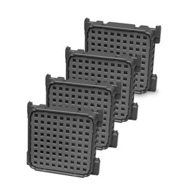 EVAYP 4x Aktivkohlefilter Frischluftfilter Liebherr Passend für 7440021-00 988246000 9882460 9882429 9096989 Kühlschrank und Weinkühler Frischluftfilter