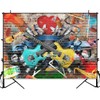 Sensfun 7x5ft Rock and Roll Guitar Backdrop Rock Star Party