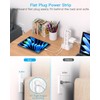 10Ft Tower Power Bars with Surge Protector, 12 Widely Outlets