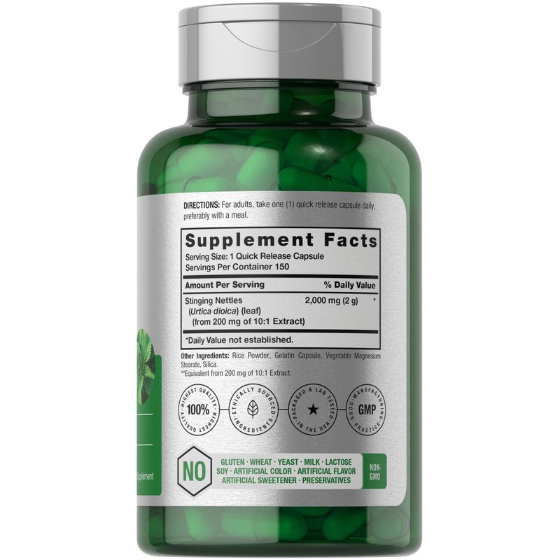 Horb?ach Horb?ach Stinging Nettle Capsules 2000mg | 150 Count |