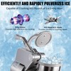 Commercial Ice Crusher Machine, 350W, 661 LBS/H, Ice Shaver Maker