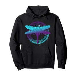 Vintage Dragonfly Pullover Hoodie