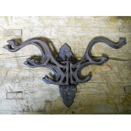 Antiques Vintage/Hooks Cast Iron/Coat Hook/Locker Rooms/Kitchens Cast Iron Antique Style Swivel Coat Hooks Hat Hook Rack Hall Tree Restoration
