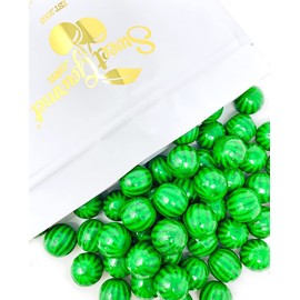SweetGourmet Watermelon Gum Balls | 1 inch Bubble Gum | 3 Pounds
