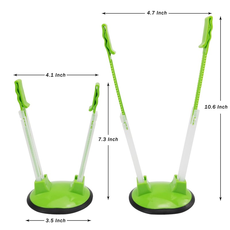 Ziplock Bag Holder Stand Adjustable For Plastic Freezer Bags/Hands Free