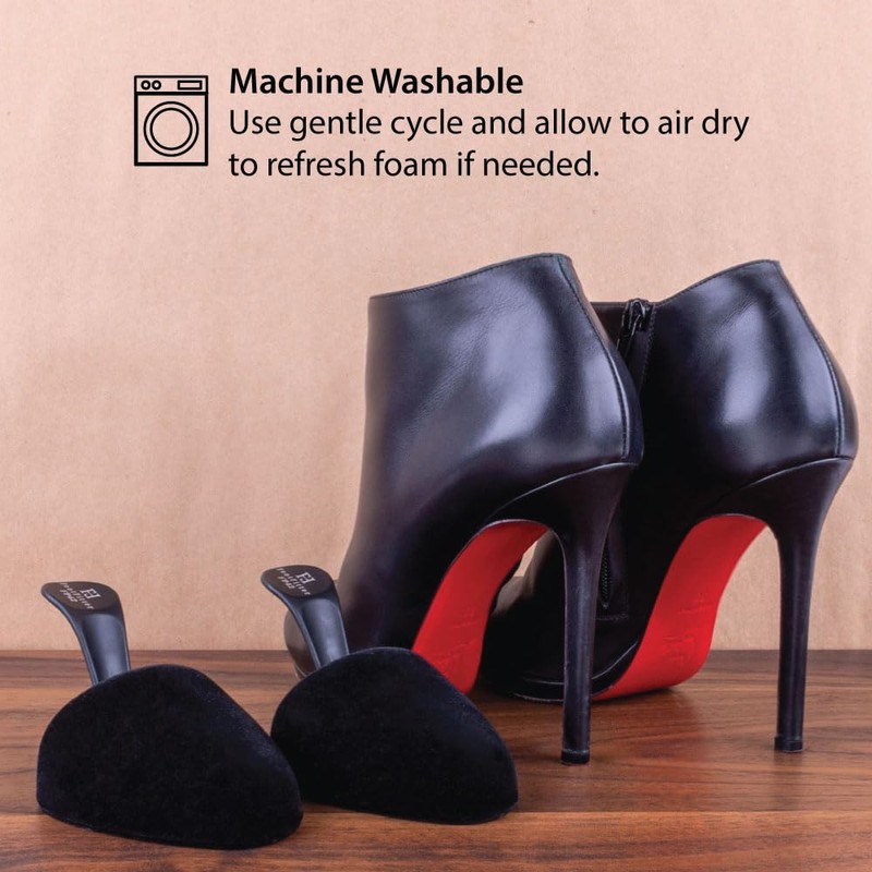 FootFitter Foam Shoe Tree with Handle for Women's High Heels