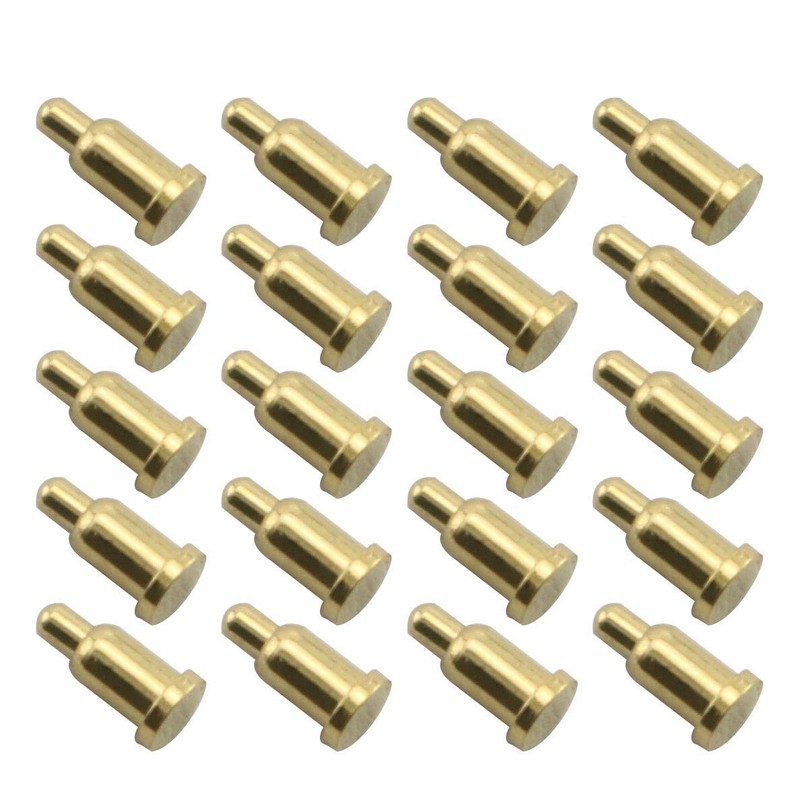 MEETOOT 20pcs Spherical Tipped Spring Loaded Probes Testing Pins Patch