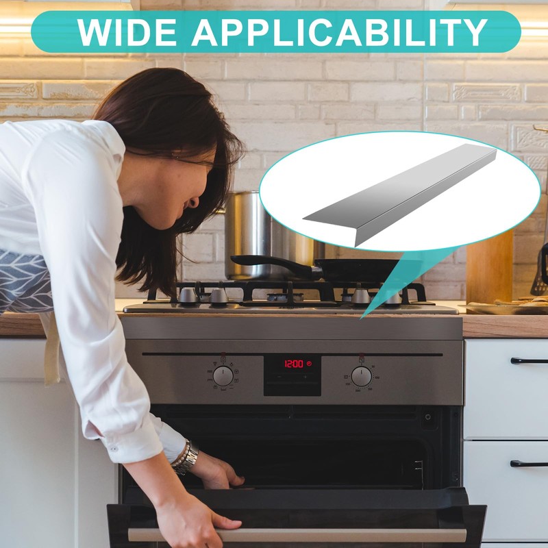Blulu Universal Stove Gap Cover - 304 Stainless Steel Stove