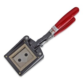 Adventa Paper Cutter Passport Photo Size (35x45mm), Metal and Red, Takes 35 x 45mm or 1-3/8 x 1-3/4" Print
