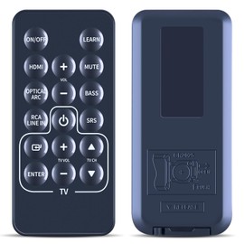 New Replacement Remote Control for Maxell MXSB-252 Digital Soundbar TV Speaker