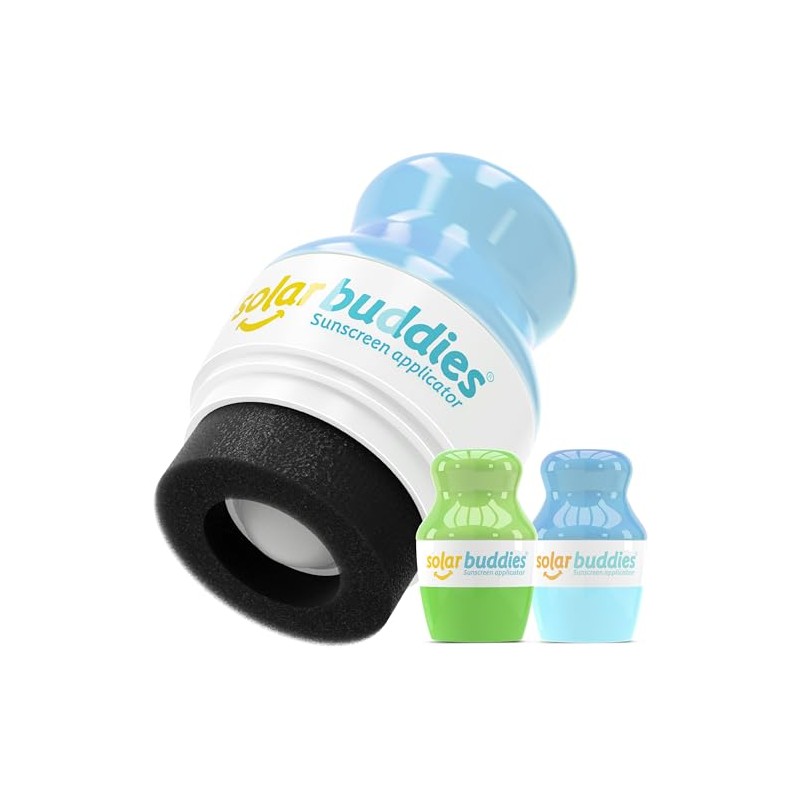 Solar Buddies Sunscreen Applicator - Full Green & Blue Duo-